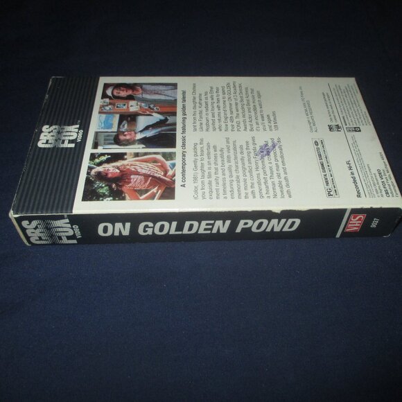 On Golden Pond (VHS, 1984 from 1981) Katharine Hepburn, Jane Fonda, Henry Fonda - Picture 3 of 5